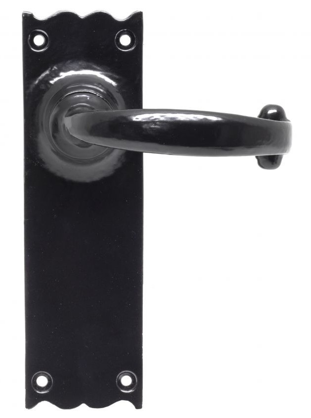 Cottage Lever Door Handle on Various Backplates Atlantic Timber
